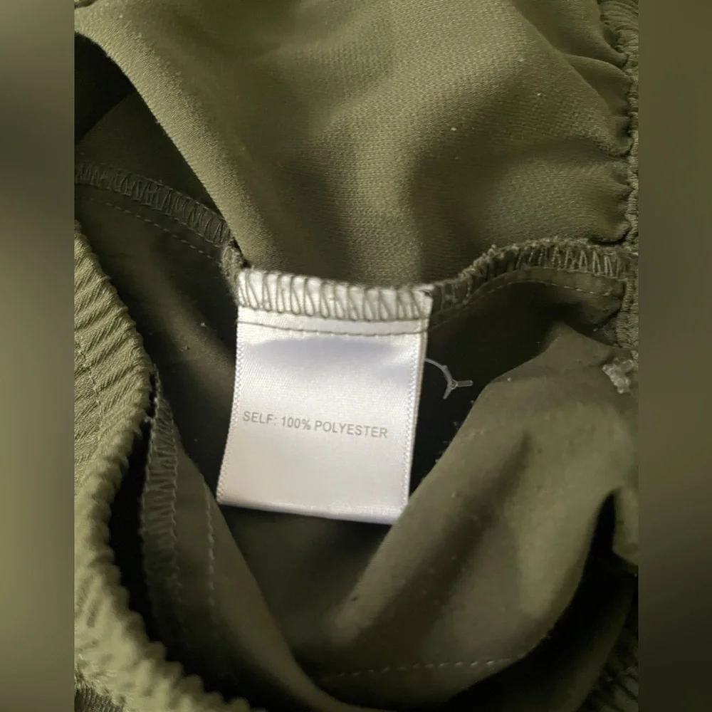 Modern Works Cargo Jogger Pants Bundle Lot 2 Size Large Olive Green Camo Utility - Picture 10 of 11